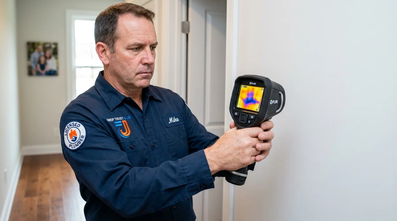 Thermal imaging leak detection by Johns Plumbing LLC in Sunland